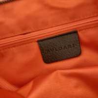 Bolsa Bvlgari Tote Tecido Marrom Logo