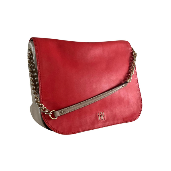 Bolsa Carolina Herrera Flap Shoulder Tricolor Bolsa Carolina Herrera Flap Shoulder Tricolor