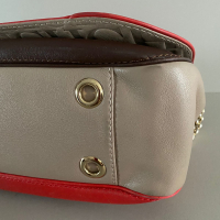 Bolsa Carolina Herrera Flap Shoulder Tricolor