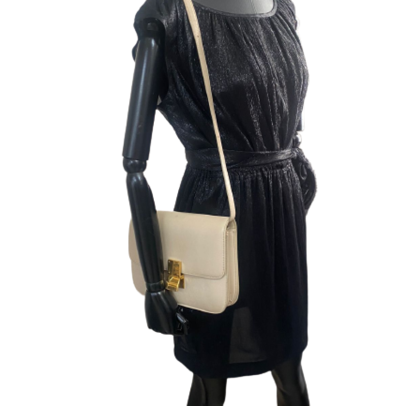 Bolsa Celine Classic Box Off -White Bolsa Celine Classic Box Off -White