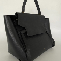 Bolsa Celine Large Belt Couro Preta