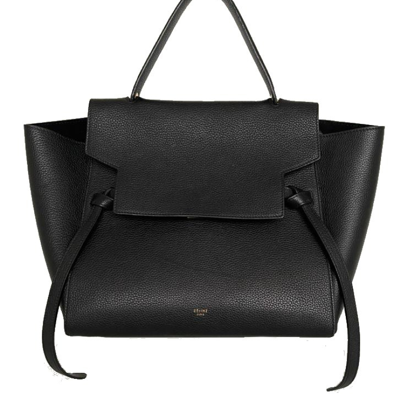 Bolsa Celine Large Belt Couro Preta