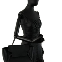 Bolsa Celine Large Belt Couro Preta