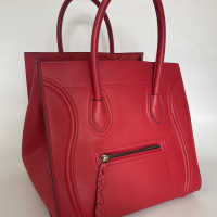 Bolsa Celine Luggage Phantom Medium Vermelha