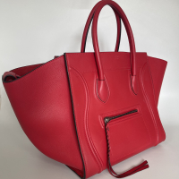 Bolsa Celine Luggage Phantom Medium Vermelha