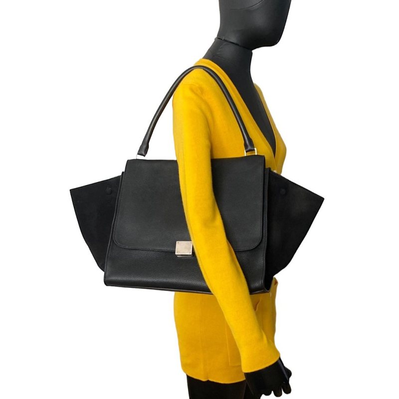 Bolsa Celine Trapeze Preta