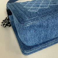 Bolsa Chanel Boy Denim