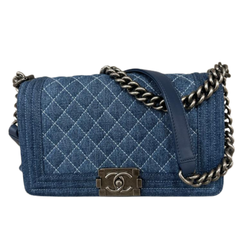 Bolsa Chanel Boy Denim Bolsa Chanel Boy Denim