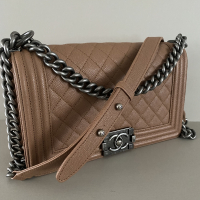 Bolsa Chanel Boy Medium Caramelo 