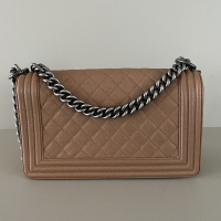 Bolsa Chanel Boy Medium Caramelo 