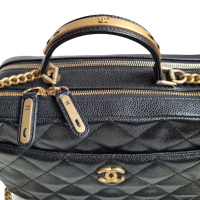 Bolsa Chanel CC Bowling Preta