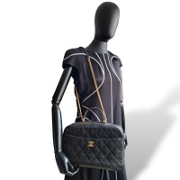 Bolsa Chanel CC Bowling Preta