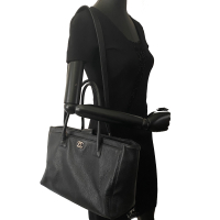 Bolsa Chanel Cerf Tote Preta Caviar