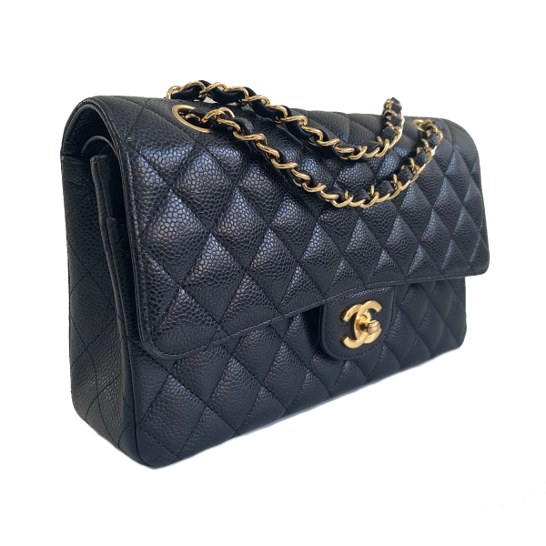 Bolsa Chanel Clássica Medium Caviar Preta