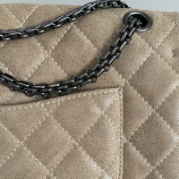 Bolsa Chanel Clássica Suede Bege