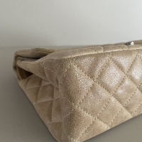 Bolsa Chanel Clássica Suede Bege