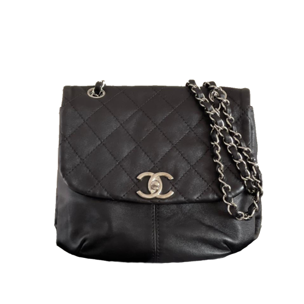 Bolsa Chanel Couro Preta