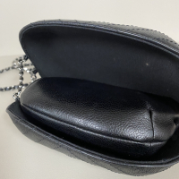 Bolsa Chanel Gabrielle Bucket Couro Preta