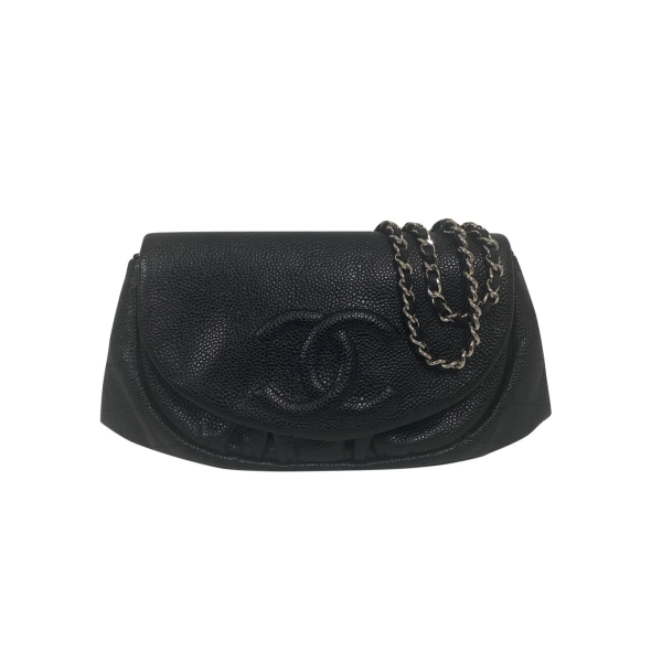 Bolsa Chanel Half Moon TImeless Wallet on Chain
