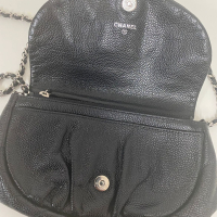 Bolsa Chanel Half Moon TImeless Wallet on Chain