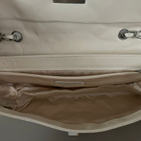 Bolsa Chanel Lambskin East Mademoiselle Flap Off-White