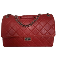 Bolsa Chanel 2.55 Paris Byzance Calfskin Vermelha 