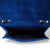 Bolsa Chanel Maxi Azul Suede