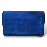 Bolsa Chanel Maxi Azul Suede