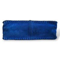 Bolsa Chanel Maxi Azul Suede