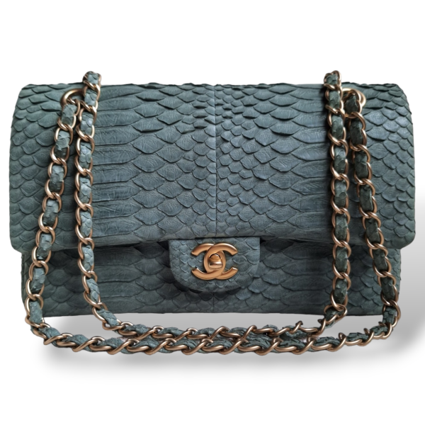 Bolsa Chanel Python Verde Bolsa Chanel Python Verde