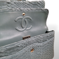 Bolsa Chanel Python Verde