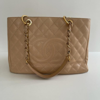 Bolsa Chanel Shopper Bege