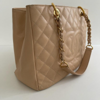 Bolsa Chanel Shopper Bege