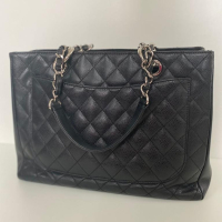 Bolsa Chanel Shopper Caviar Preta