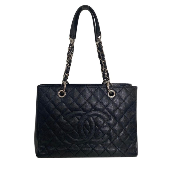 Bolsa Chanel Shopper Caviar Preta