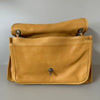 Bolsa Chanel Shoulder Couro Caramelo