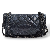 Bolsa Chanel Vintage Azul Marinho