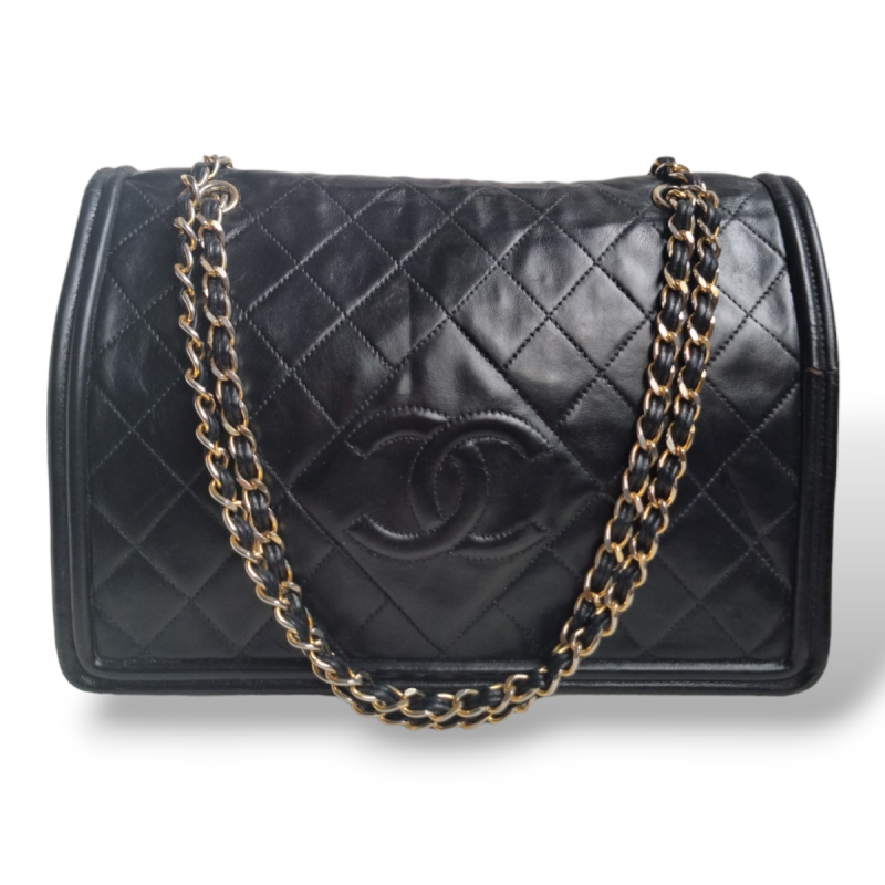 Bolsa Chanel Vintage Preta Bolsa Chanel Vintage Preta