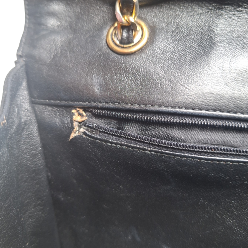 Bolsa Chanel Vintage Preta Bolsa Chanel Vintage Preta