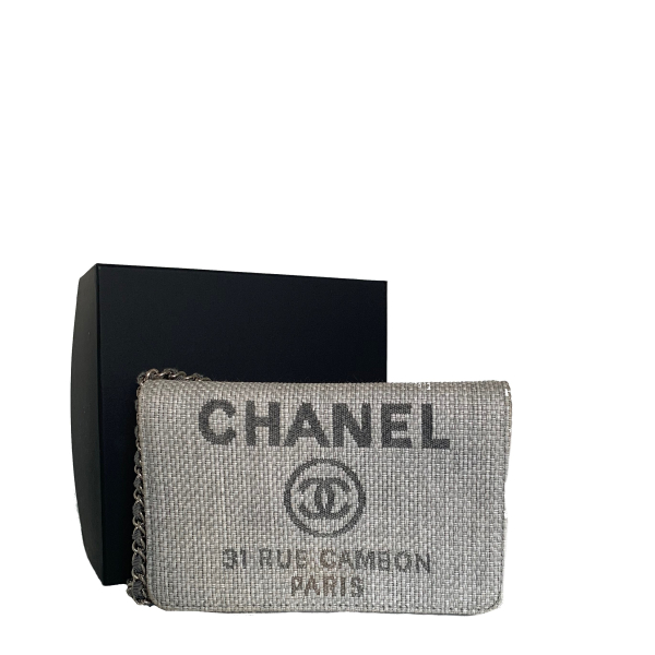 Bolsa Chanel Woc Cinza