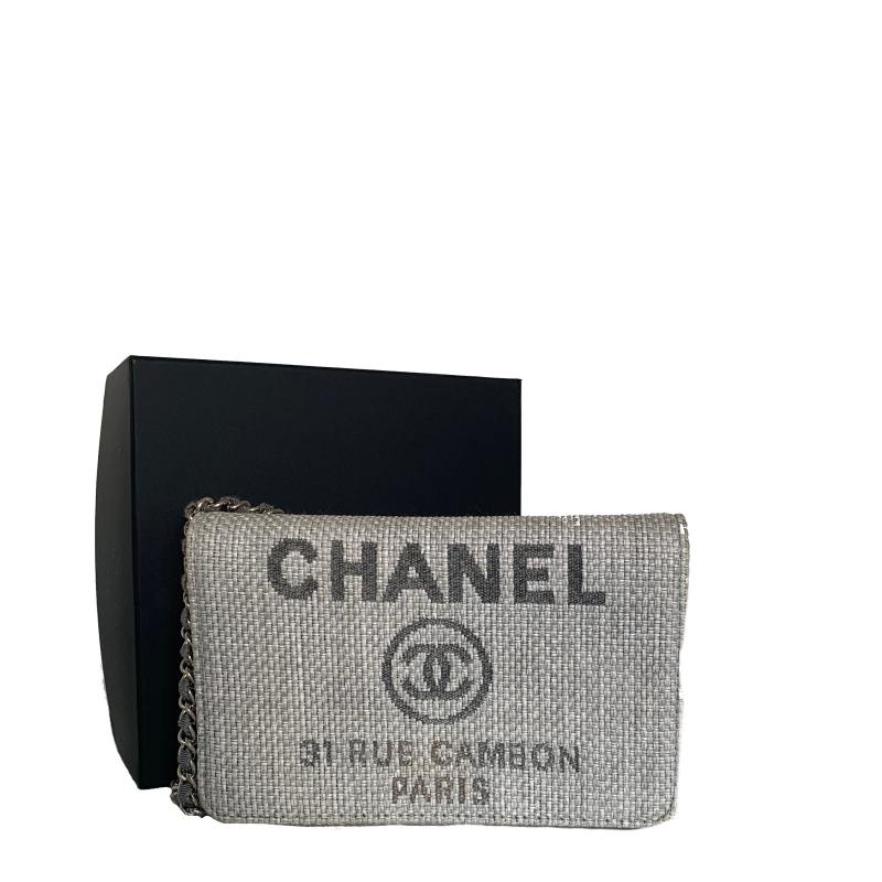 Bolsa Chanel Woc Cinza