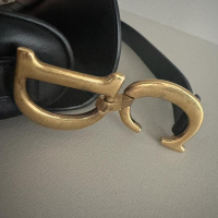 Bolsa Chiristian Dior Saddle Preta