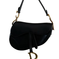 Bolsa Chiristian Dior Saddle Preta