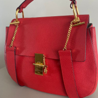 Bolsa Chloé Drew Vermelha
