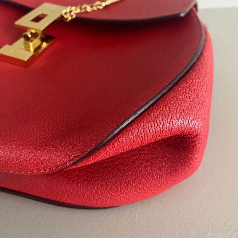 Bolsa Chloé Drew Vermelha Bolsa Chloé Drew Vermelha