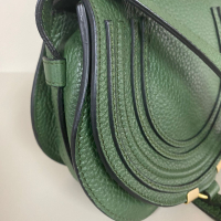 Bolsa Chloé Marcie Crossbody Couro Verde