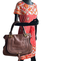 Bolsa Chloé Marcie Hobo Large Caramelo