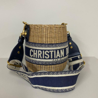 Bolsa Christian Dior Bucket Wicker