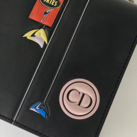 Bolsa Christian Dior Diorama Pink Desert Preta 