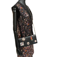 Bolsa Christian Dior Diorama Pink Desert Preta 